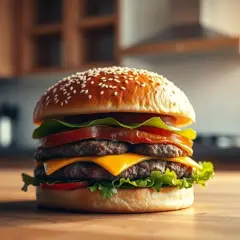 Ile kalorii ma burger? Zaskakujące różnice w kaloryczności burgerów