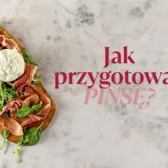 Pyszna pinsa z burratą, rukolą i szynką parmeńską. Dowiedz się, jak przygotować pinsę!