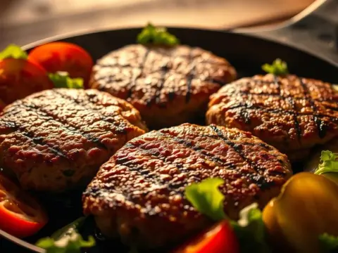 Ile smażyć burgera wołowego, aby był soczysty i idealnie wysmażony