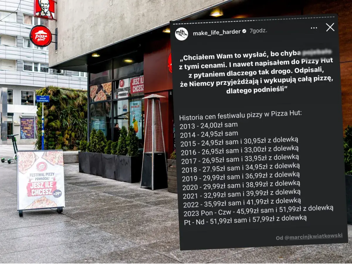 Festiwal pizzy Pizza Hut powrócił! Ceny rosną, a internauci dyskutują o powodach. Czy to przez Niemców wykupujących pizzę?