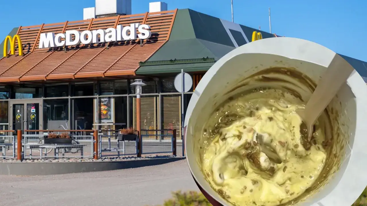 McFlurry pistacjowe z McDonald's, idealne na gorący dzień.